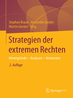cover image of Strategien der extremen Rechten